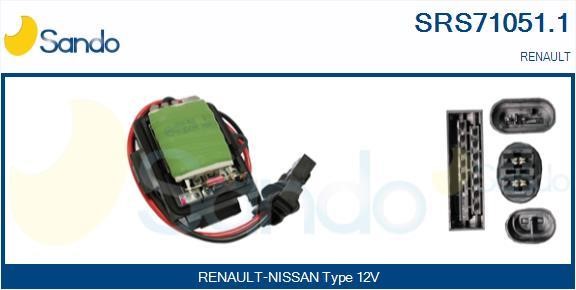 Sando SRS71051.1 Сопротивление, вентилятор салона SRS710511: Отличная цена - Купить в Польше на 2407.PL!