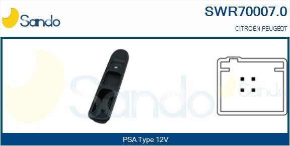 Sando SWR70007.0 Przycisk podnośnika szyby SWR700070: Dobra cena w Polsce na 2407.PL - Kup Teraz!