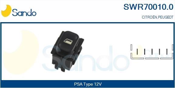 Sando SWR70010.0 Power window button SWR700100: Buy near me in Poland at 2407.PL - Good price!