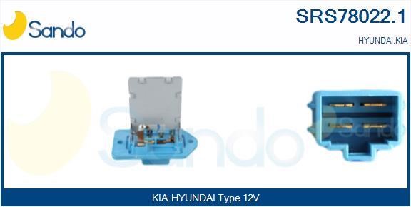 Sando SRS78022.1 Резистор, компресор салону SRS780221: Приваблива ціна - Купити у Польщі на 2407.PL!