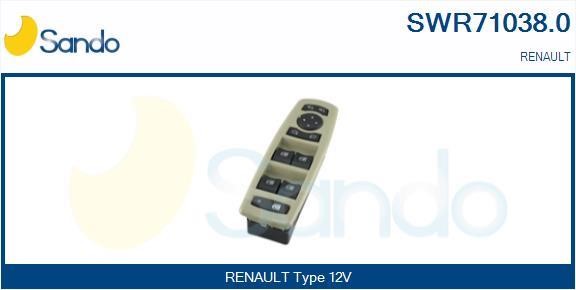 Sando SWR71038.0 Power window button SWR710380: Buy near me in Poland at 2407.PL - Good price!