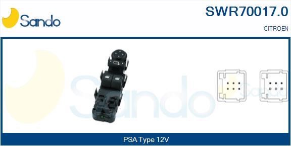 Sando SWR70017.0 Power window button SWR700170: Buy near me in Poland at 2407.PL - Good price!