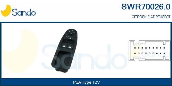Sando SWR70026.0 Power window button SWR700260: Buy near me in Poland at 2407.PL - Good price!