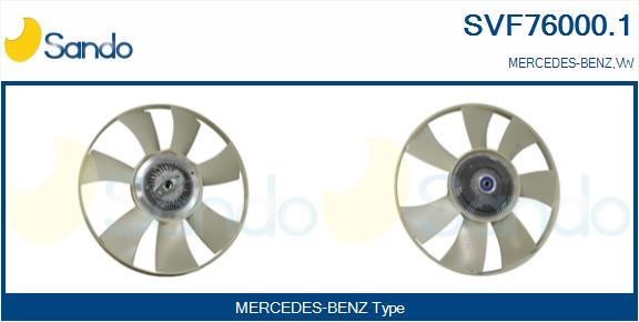 Sando SVF76000.1 Муфта, вентилятор радіатора SVF760001: Купити у Польщі - Добра ціна на 2407.PL!
