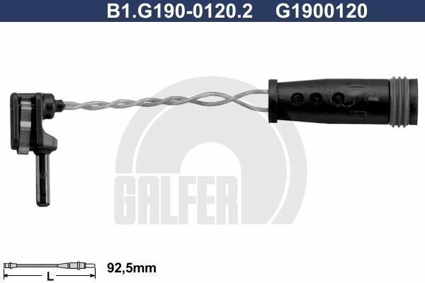 Galfer B1G19001202 Czujnik zużycia klocków hamulcowych B1G19001202: Dobra cena w Polsce na 2407.PL - Kup Teraz!