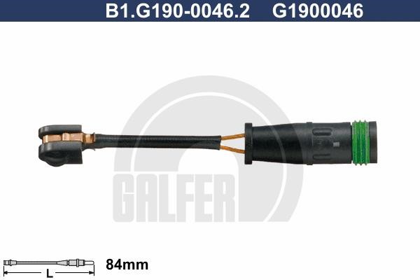 Galfer B1G19000462 Датчик износа тормозных колодок B1G19000462: Купить в Польше - Отличная цена на 2407.PL!