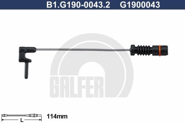 Galfer B1G19000432 Датчик износа тормозных колодок B1G19000432: Отличная цена - Купить в Польше на 2407.PL!