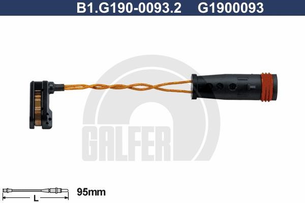 Galfer B1G19000932 Warning contact, brake pad wear B1G19000932: Buy near me at 2407.PL in Poland at an Affordable price!
