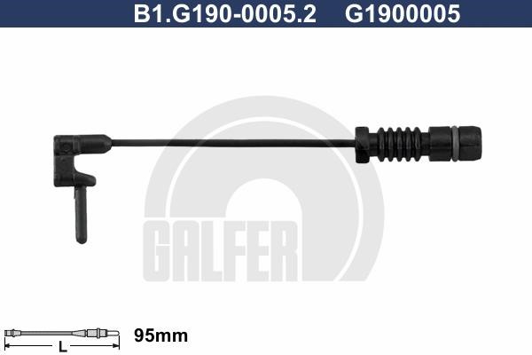 Galfer B1G19000052 Датчик износа тормозных колодок B1G19000052: Отличная цена - Купить в Польше на 2407.PL!