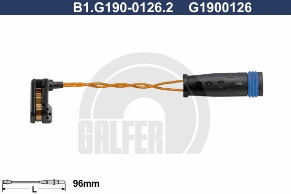 Galfer B1G19001262 Датчик износа тормозных колодок B1G19001262: Отличная цена - Купить в Польше на 2407.PL!