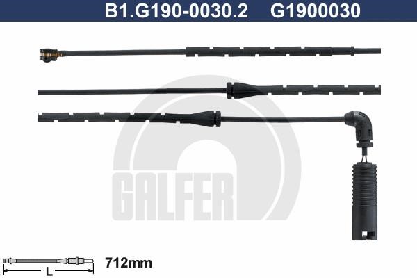Galfer B1G19000302 Датчик износа тормозных колодок B1G19000302: Купить в Польше - Отличная цена на 2407.PL!