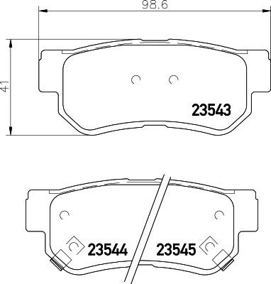 Hella-Pagid 8DB 355 025-131 Scheibenbremsbeläge, Set 8DB355025131: Kaufen Sie zu einem guten Preis in Polen bei 2407.PL!