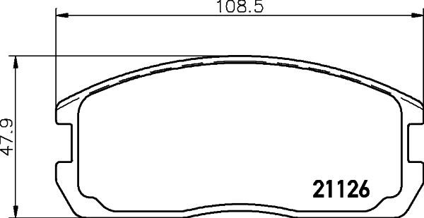 Hella-Pagid 8DB 355 037-221 Klocki hamulcowe, zestaw 8DB355037221: Dobra cena w Polsce na 2407.PL - Kup Teraz!