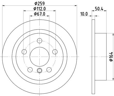 Hella-Pagid 8DD 355 123-491 Bremsscheibe 8DD355123491: Kaufen Sie zu einem guten Preis in Polen bei 2407.PL!