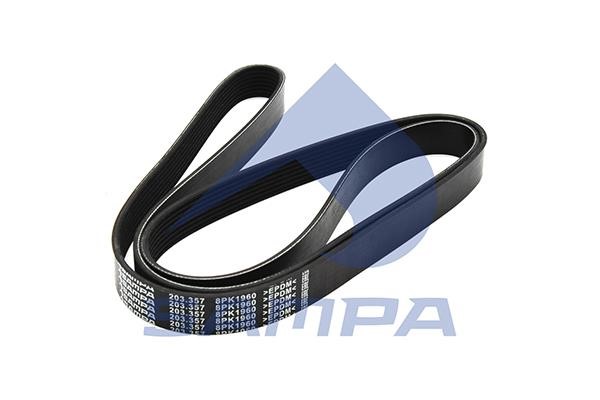 Sampa 203.357 V-Ribbed Belt 203357: Buy near me in Poland at 2407.PL - Good price!