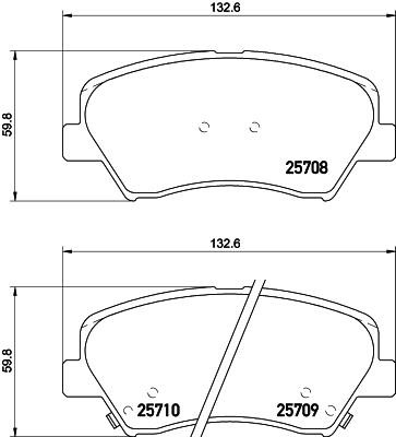 Hella-Pagid 8DB 355 028-911 Klocki hamulcowe, zestaw 8DB355028911: Dobra cena w Polsce na 2407.PL - Kup Teraz!