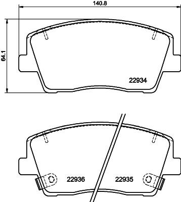 Hella-Pagid 8DB 355 040-111 Klocki hamulcowe, zestaw 8DB355040111: Dobra cena w Polsce na 2407.PL - Kup Teraz!