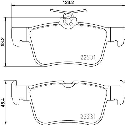 Hella-Pagid 8DB 355 039-831 Klocki hamulcowe, zestaw 8DB355039831: Dobra cena w Polsce na 2407.PL - Kup Teraz!