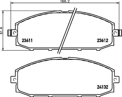 Hella-Pagid 8DB 355 027-771 Klocki hamulcowe, zestaw 8DB355027771: Dobra cena w Polsce na 2407.PL - Kup Teraz!