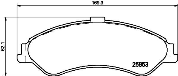 Hella-Pagid 8DB 355 030-051 Brake Pad Set, disc brake 8DB355030051: Buy near me in Poland at 2407.PL - Good price!