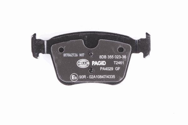 Гальмівні колодки, комплект Hella-Pagid 8DB 355 023-361