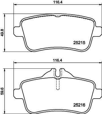 Hella-Pagid 8DB 355 039-851 Гальмівні колодки, комплект 8DB355039851: Купити у Польщі - Добра ціна на 2407.PL!