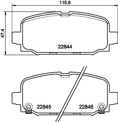 Hella-Pagid 8DB 355 039-411 Klocki hamulcowe, zestaw 8DB355039411: Dobra cena w Polsce na 2407.PL - Kup Teraz!