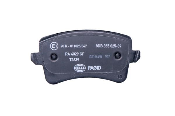 Brake Pad Set, disc brake Hella-Pagid 8DB 355 025-391
