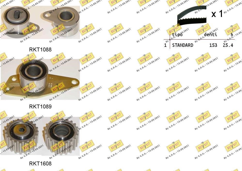 Repkit RKTK1048 Комплект ремня ГРМ RKTK1048: Отличная цена - Купить в Польше на 2407.PL!