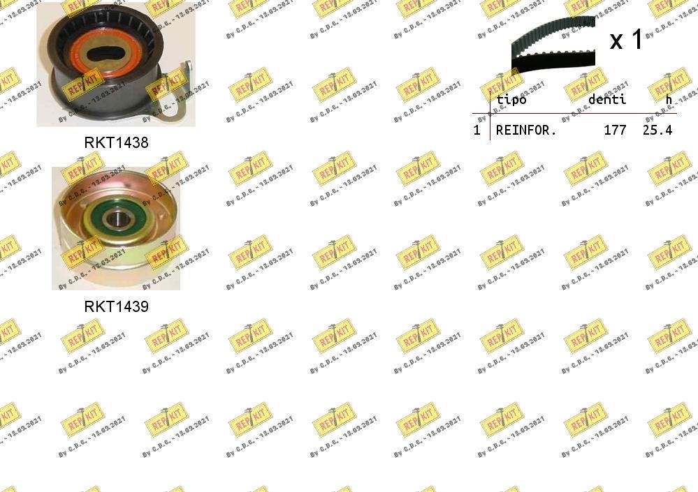 Repkit RKTK0970 Zestaw paska rozrządu RKTK0970: Dobra cena w Polsce na 2407.PL - Kup Teraz!