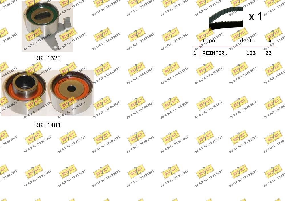 Repkit RKTK1236 Комплект ремня ГРМ RKTK1236: Отличная цена - Купить в Польше на 2407.PL!