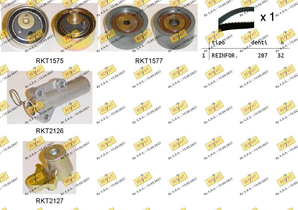 Repkit RKTK1078 Zestaw paska rozrządu RKTK1078: Dobra cena w Polsce na 2407.PL - Kup Teraz!