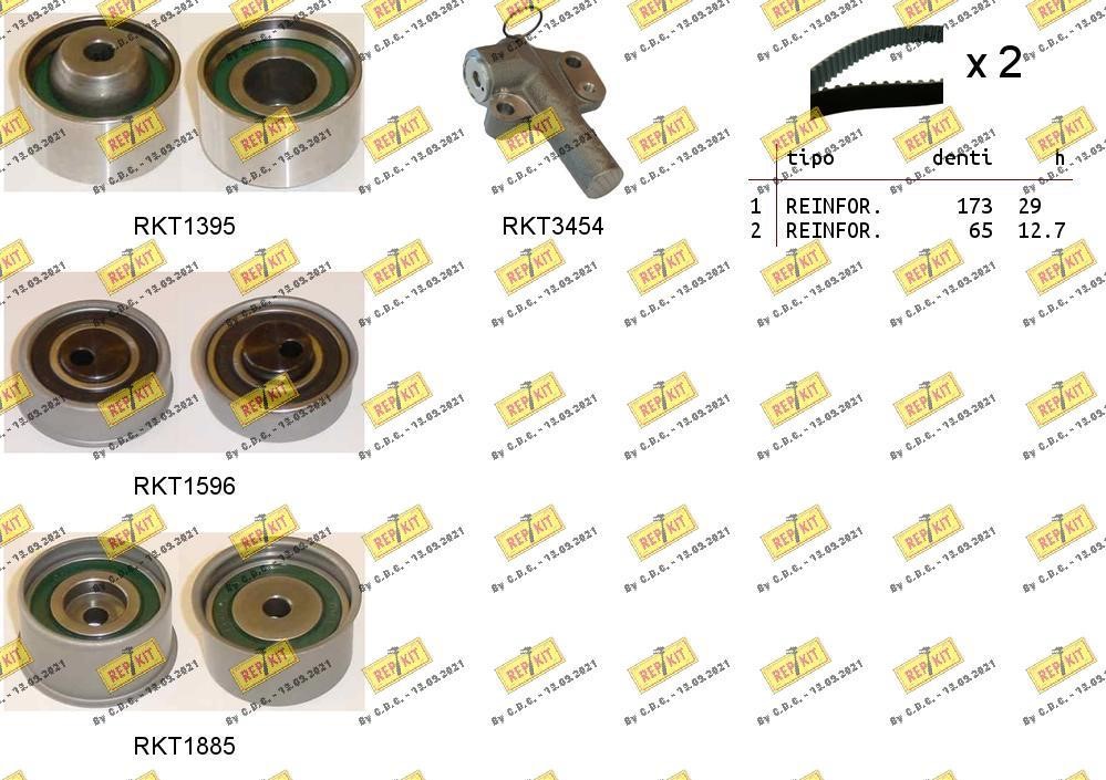 Repkit RKTK1270 Zestaw paska rozrządu RKTK1270: Dobra cena w Polsce na 2407.PL - Kup Teraz!