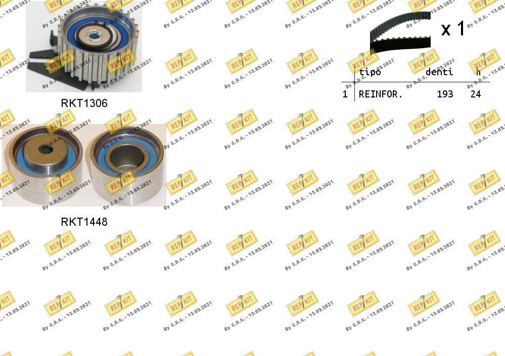 Repkit RKTK0949 Комплект ремня ГРМ RKTK0949: Отличная цена - Купить в Польше на 2407.PL!