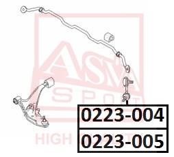 Asva 0223-004 Стійка стабілізатора 0223004: Купити у Польщі - Добра ціна на 2407.PL!