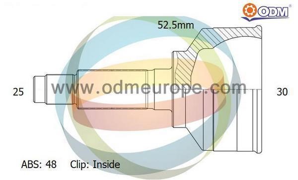 Odm-multiparts 12-080706 Joint kit, drive shaft 12080706: Buy near me in Poland at 2407.PL - Good price!