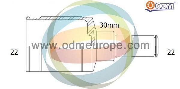Odm-multiparts 14-166006 Joint kit, drive shaft 14166006: Buy near me in Poland at 2407.PL - Good price!