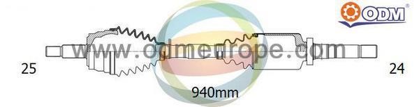 Odm-multiparts 18-352240 Wał napędowy 18352240: Dobra cena w Polsce na 2407.PL - Kup Teraz!