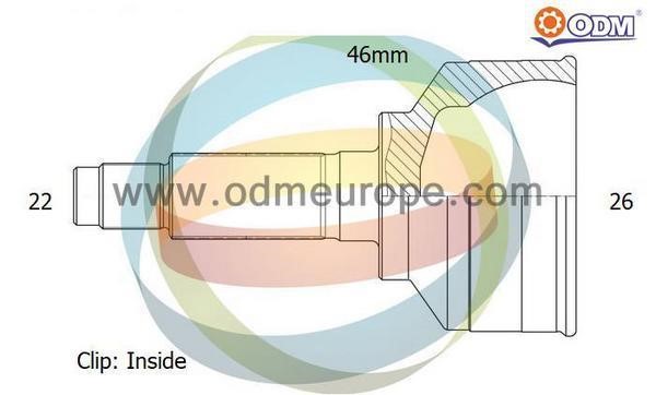 Odm-multiparts 12-211995 Joint Kit, drive shaft 12211995: Buy near me in Poland at 2407.PL - Good price!