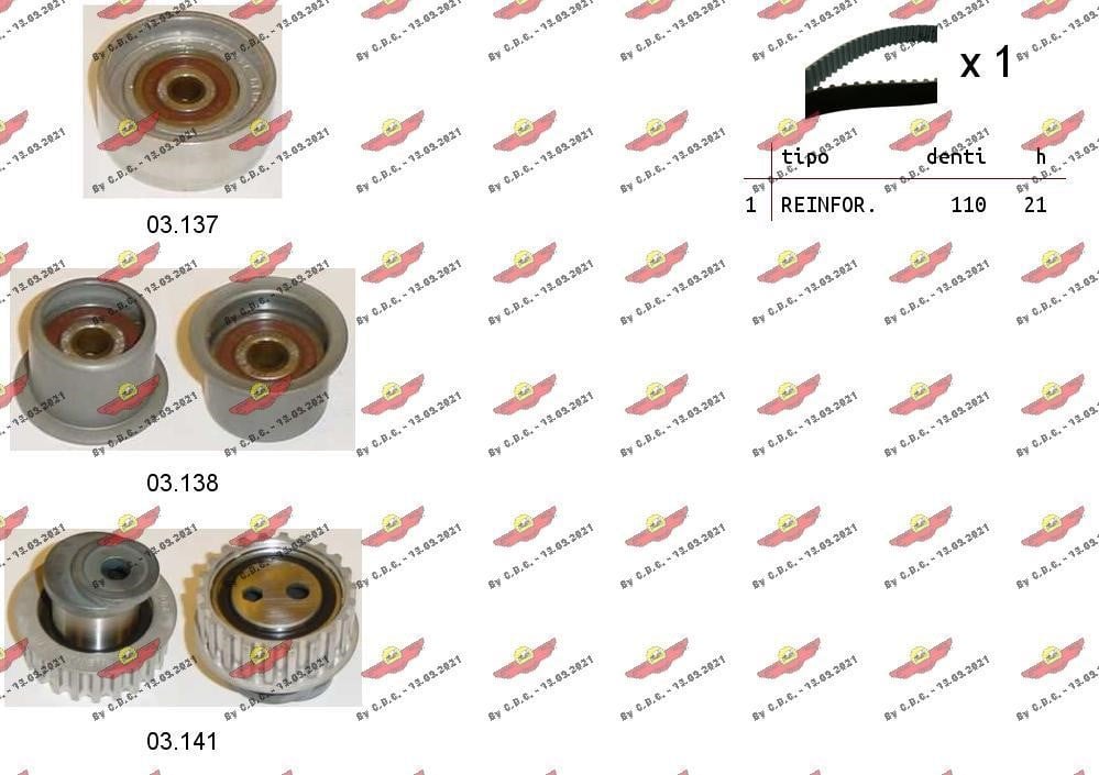 Autokit 04.5191 Timing Belt Kit 045191: Buy near me at 2407.PL in Poland at an Affordable price!