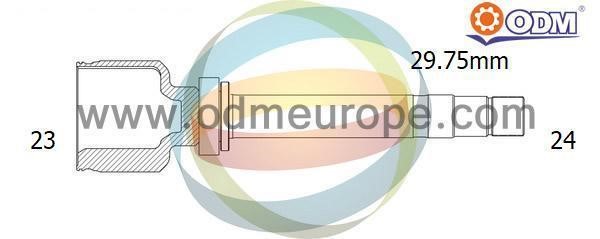 Odm-multiparts 14-356058 CV joint 14356058: Buy near me in Poland at 2407.PL - Good price!