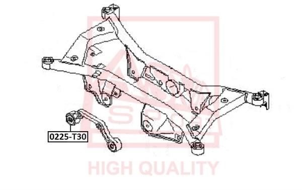Asva 0225-T30 Track Control Arm 0225T30: Buy near me in Poland at 2407.PL - Good price!