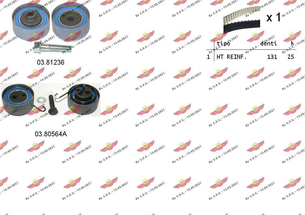 Autokit 04.5057A Timing Belt Kit 045057A: Buy near me in Poland at 2407.PL - Good price!