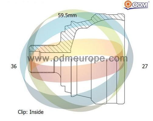 Odm-multiparts 12-211997 CV joint 12211997: Buy near me in Poland at 2407.PL - Good price!