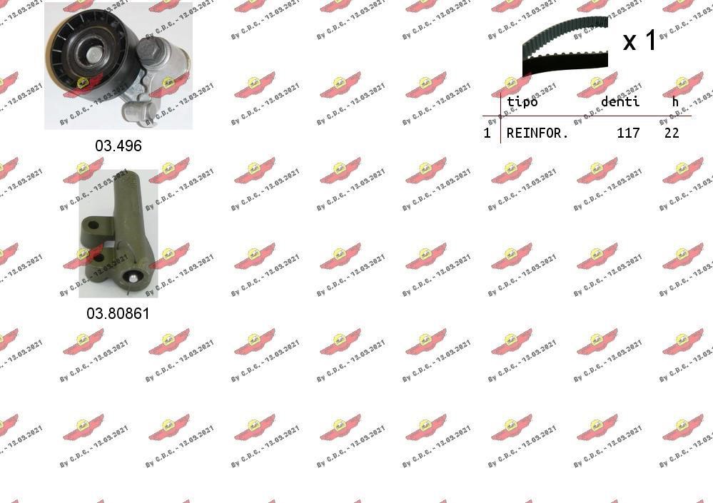 Autokit 04.5027C Timing Belt Kit 045027C: Buy near me in Poland at 2407.PL - Good price!
