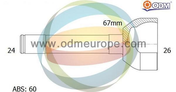 Odm-multiparts 12-271799 Joint kit, drive shaft 12271799: Buy near me in Poland at 2407.PL - Good price!