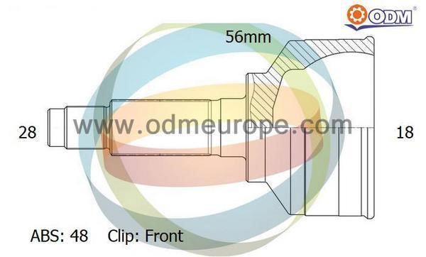 Odm-multiparts 12-212007 Joint kit, drive shaft 12212007: Buy near me in Poland at 2407.PL - Good price!