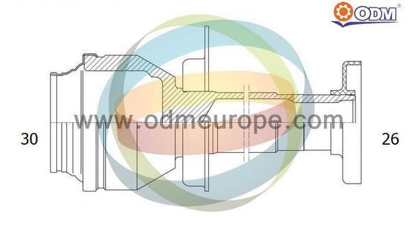 Odm-multiparts 14-216122 Joint kit, drive shaft 14216122: Buy near me in Poland at 2407.PL - Good price!