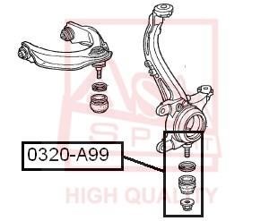 Asva 0320-A99 Ball joint 0320A99: Buy near me in Poland at 2407.PL - Good price!