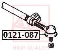 Asva 0121-087 Tie rod end outer 0121087: Buy near me in Poland at 2407.PL - Good price!